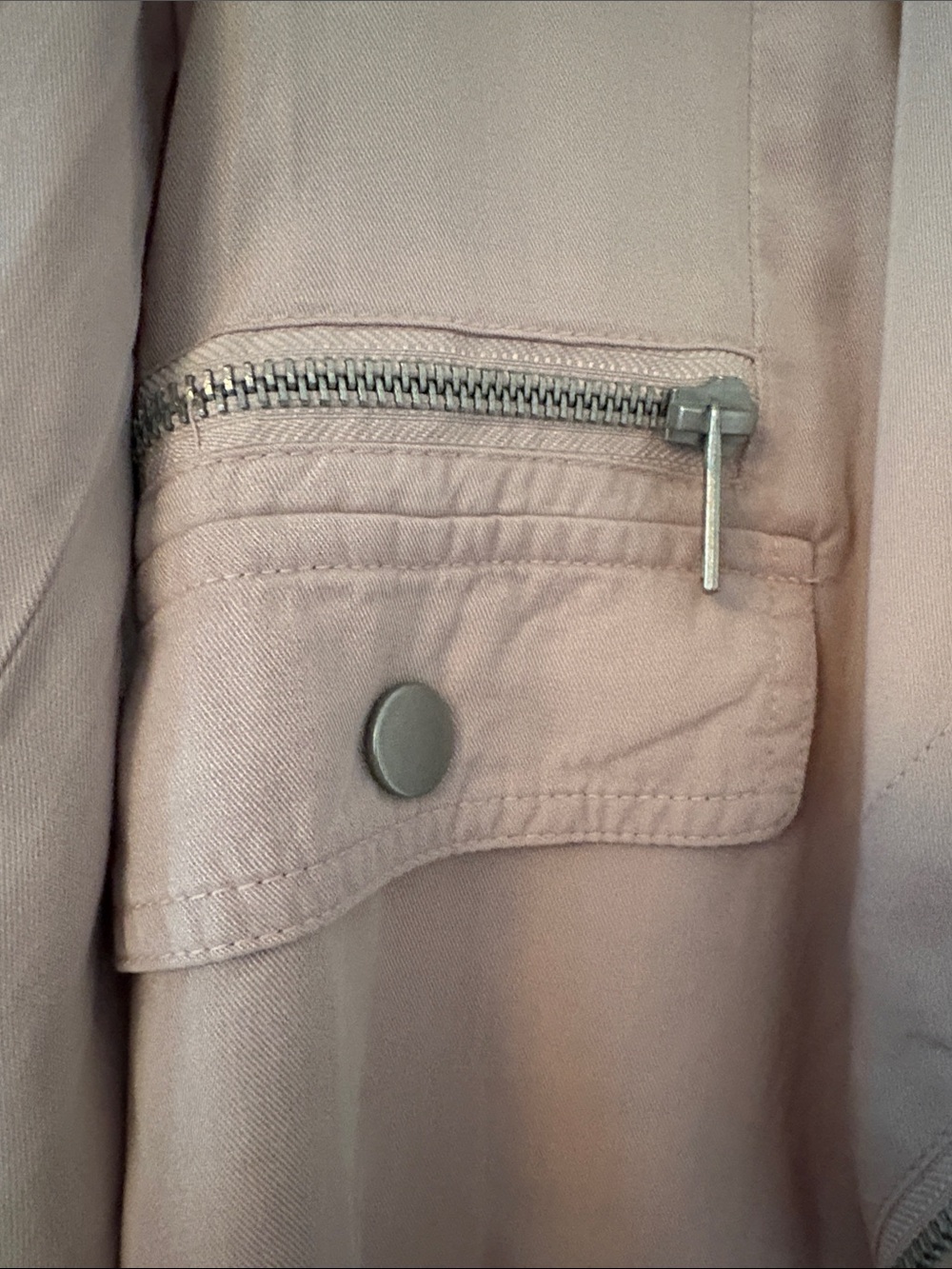 Dex Blush Open-Front Bomber Jacket - Picture 3 of 5